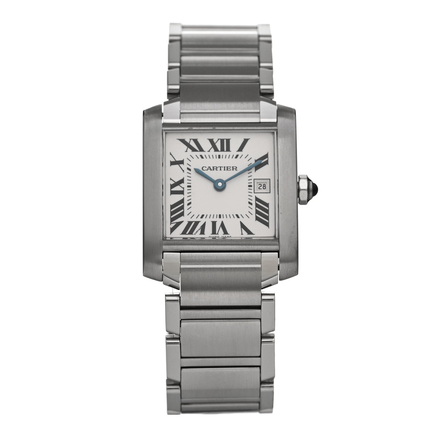 Cartier Stainless Steel 25mm Tank Francaise Quartz Watch 1 of 4