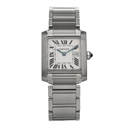 Cartier Stainless Steel 25mm Tank Francaise Quartz Watch 1 of 4