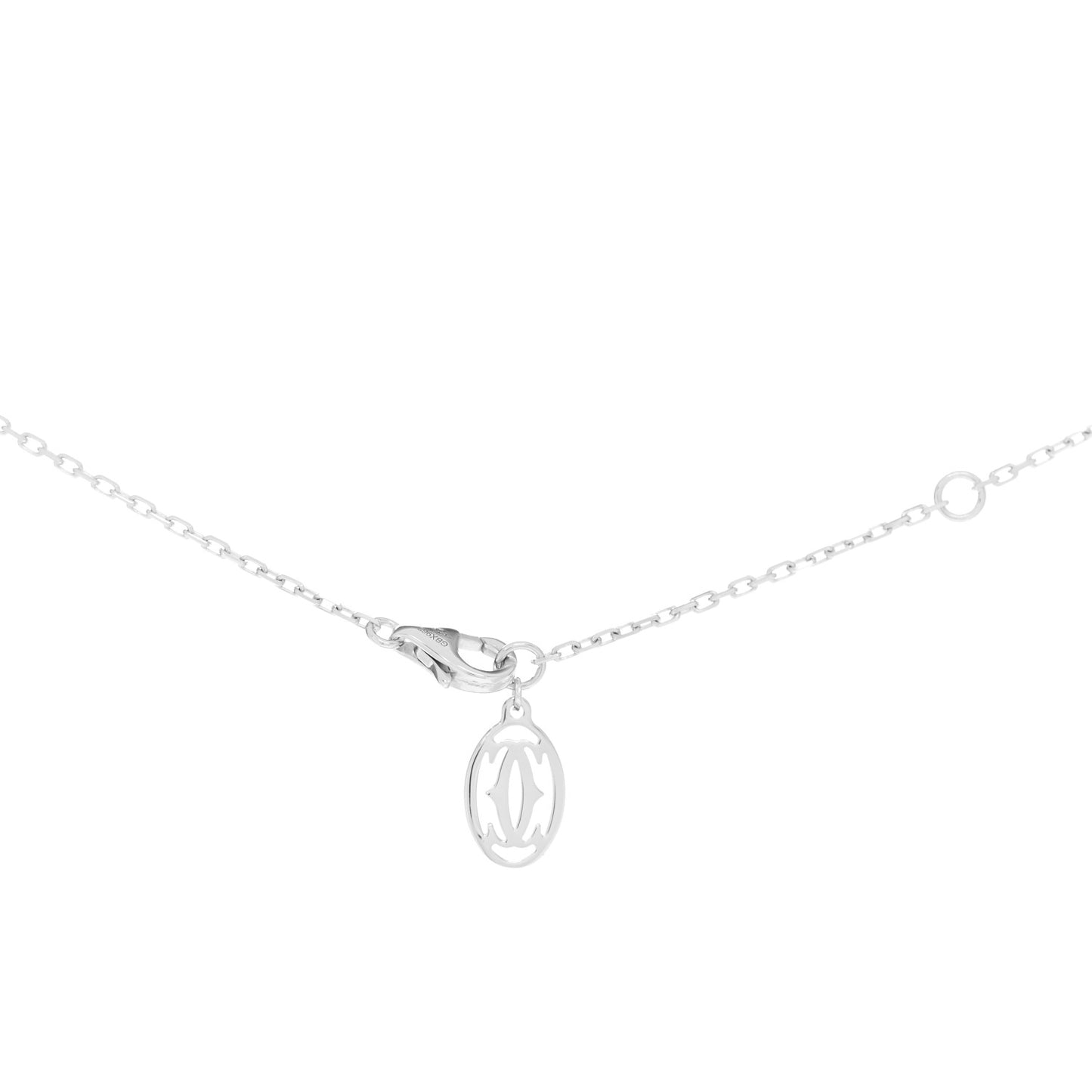 18K White Gold Diamond SM D'Amour Pendant Necklace