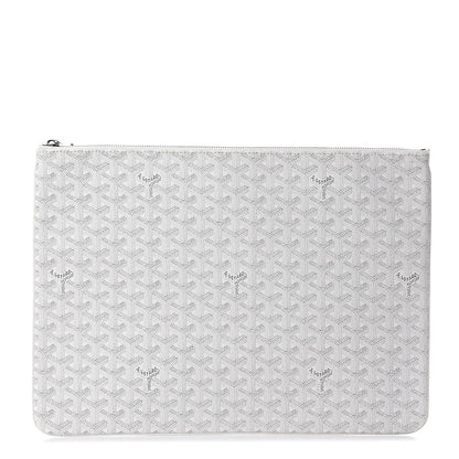 Goyard Goyardine Senat Pochette GM White 1 of 6
