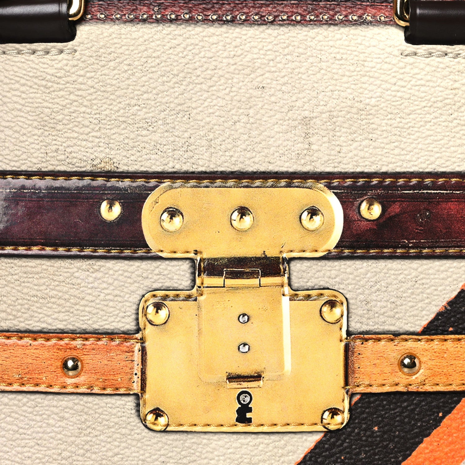 Louis Vuitton Transformed Canvas Time Trunk Alma BB Beige 7 of 9