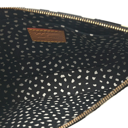 Louis Vuitton Vernis Kusama Infinity Dots Pochette Accessories Black 6 of 9