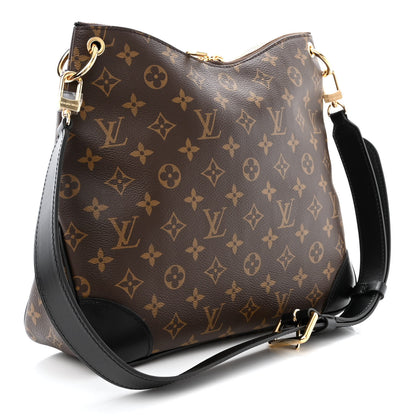 Louis Vuitton Monogram Odeon MM Black 3 of 9