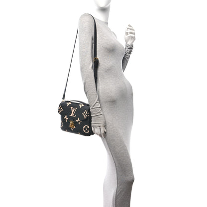 Louis Vuitton Empreinte Monogram Giant Pochette Metis Black Beige 2 of 9