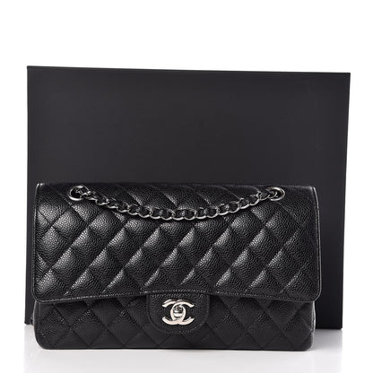 Chanel Caviar Quilted Medium Double Flap Black 9 of 9