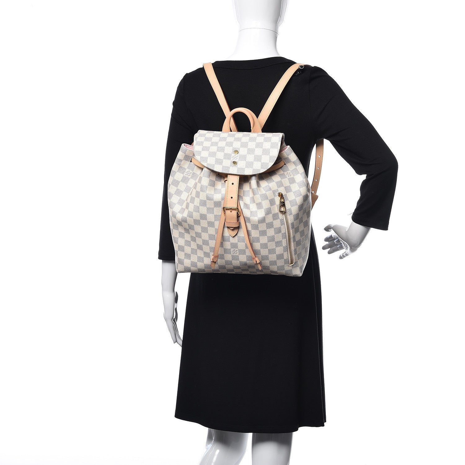 Louis Vuitton Damier Azur Sperone Backpack 2 of 10