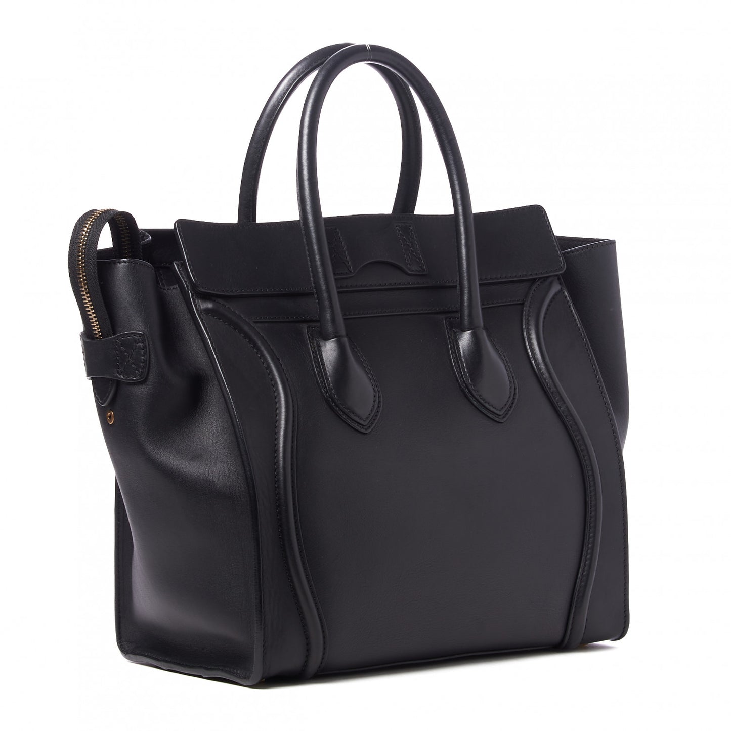 Smooth Calfskin Mini Luggage Black