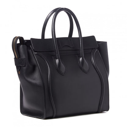 Celine Smooth Calfskin Mini Luggage Black 2 of 8