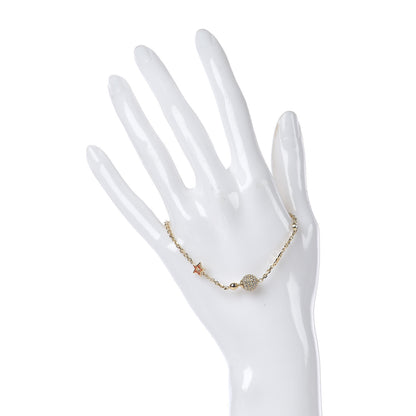Christian Dior Metal Crystal La Petite Tribale Bracelet Gold 2 of 4