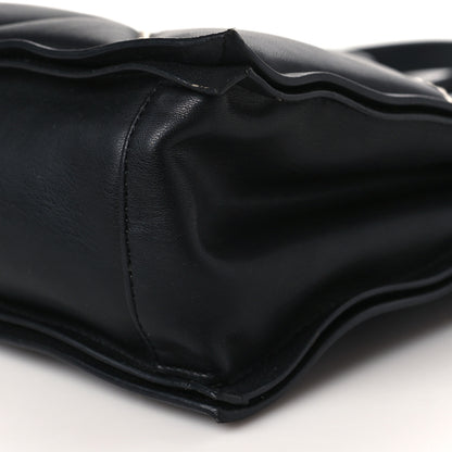 Salvatore Ferragamo Calfskin Studded Viva Bow Tote Black 8 of 9