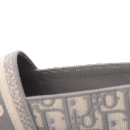Christian Dior Oblique Embroidered Granville 15mm Espadrilles 36.5 Grey Stone 7 of 9