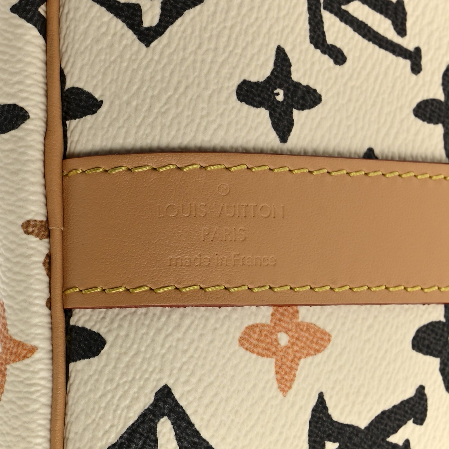 Monogram Craggy Keepall Bandouliere 45 Vanilla