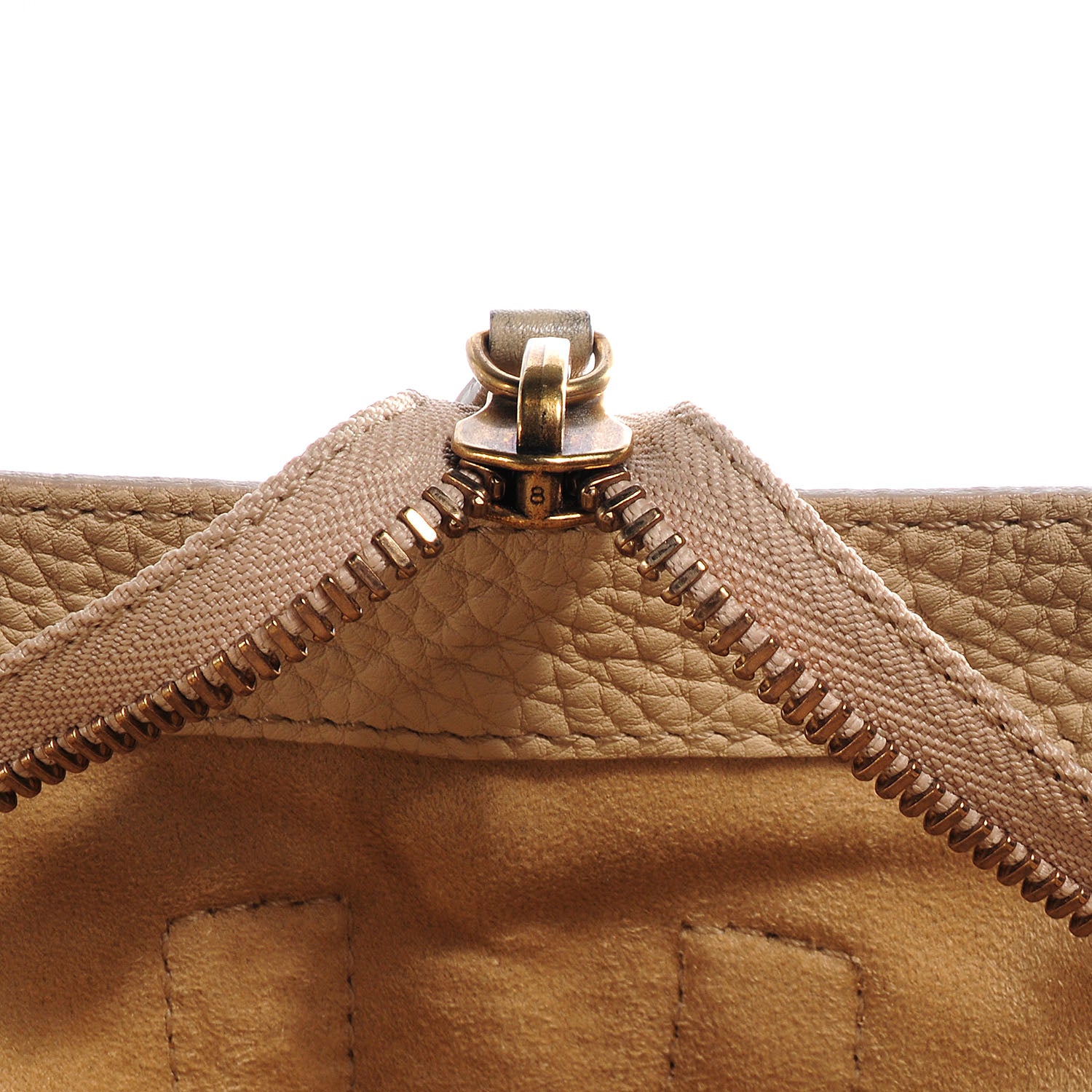 Celine Pebbled Leather Mini Luggage Cream 8 of 8