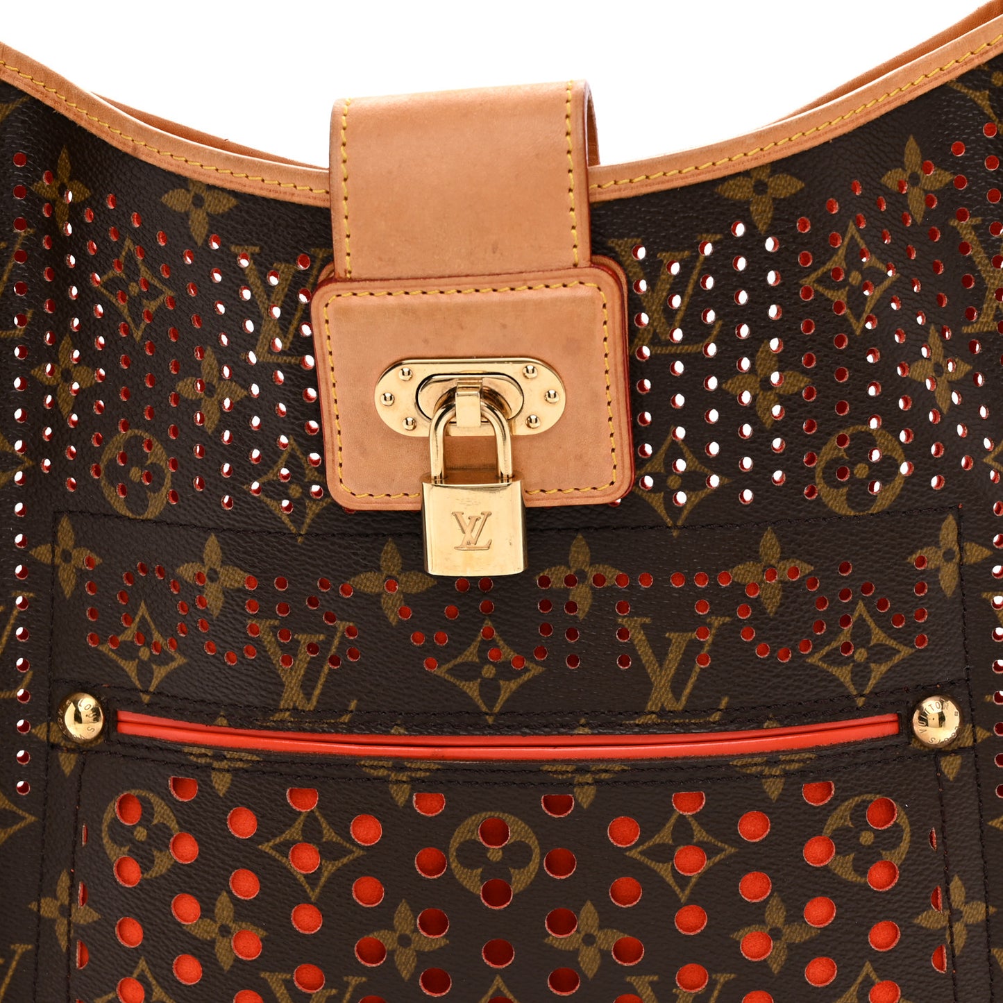 Monogram Perforated Musette Orange