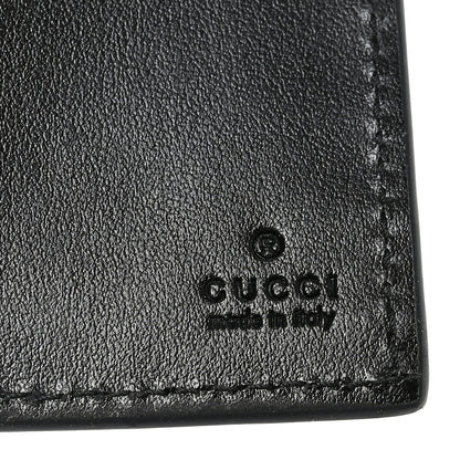Gucci Plutone Calfskin Logo Bi-Fold Wallet Black 6 of 7