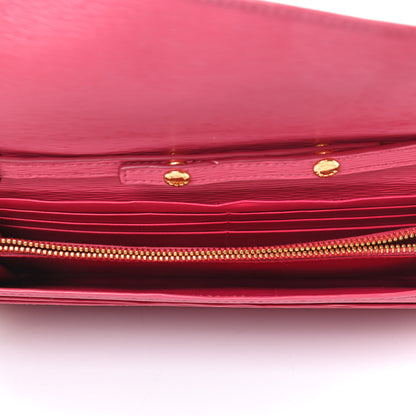 Prada Vitello Move Oro Chain Wallet Peonia 4 of 4