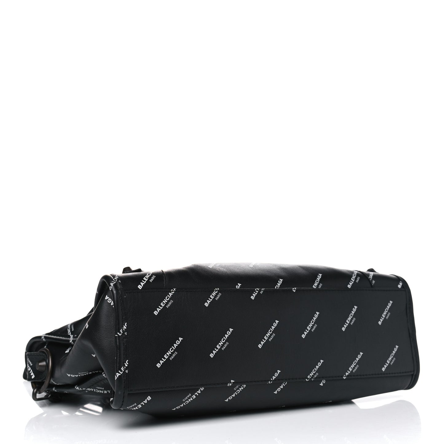 Veau Allover Logo Classic Hardware S City Black White