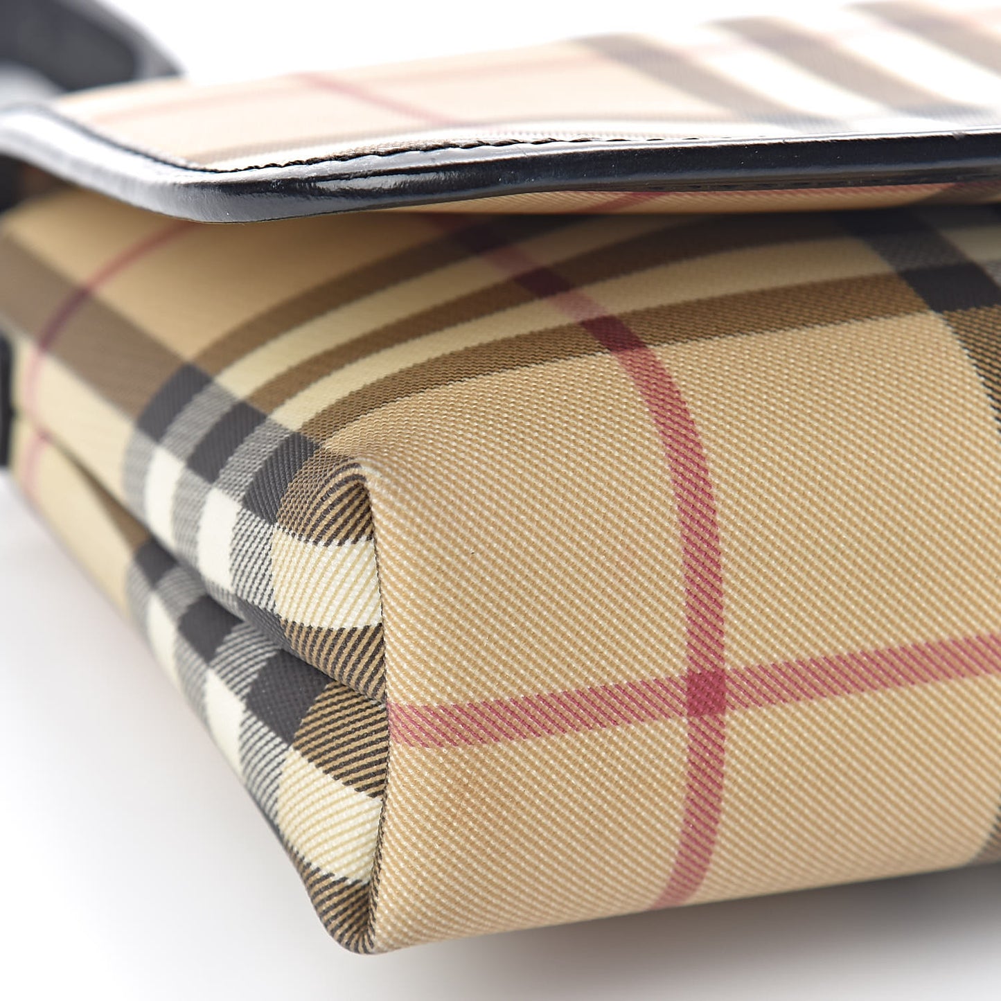 House Check Small Shoulder Bag Black