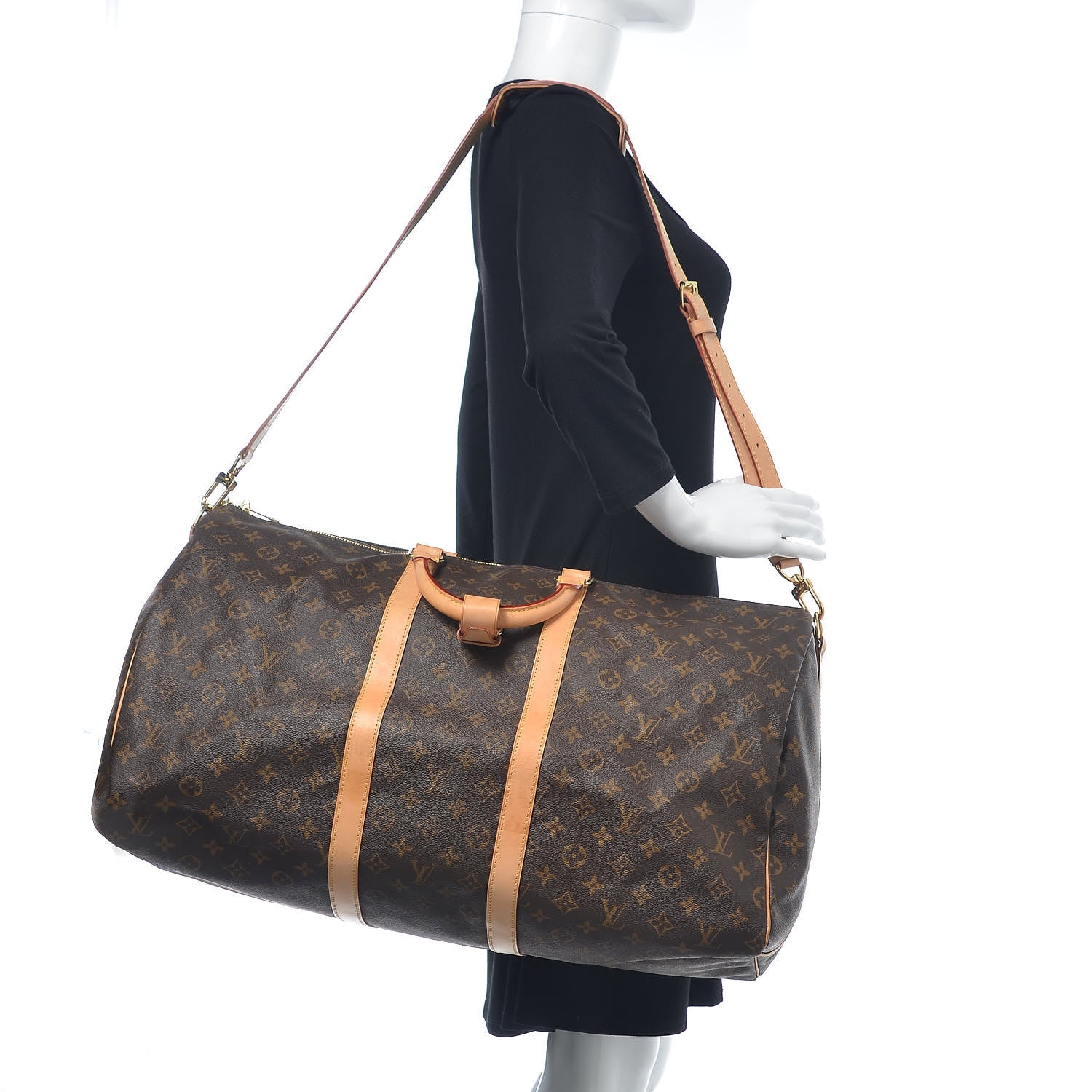 Louis Vuitton Monogram Keepall Bandouliere 55 2 of 18