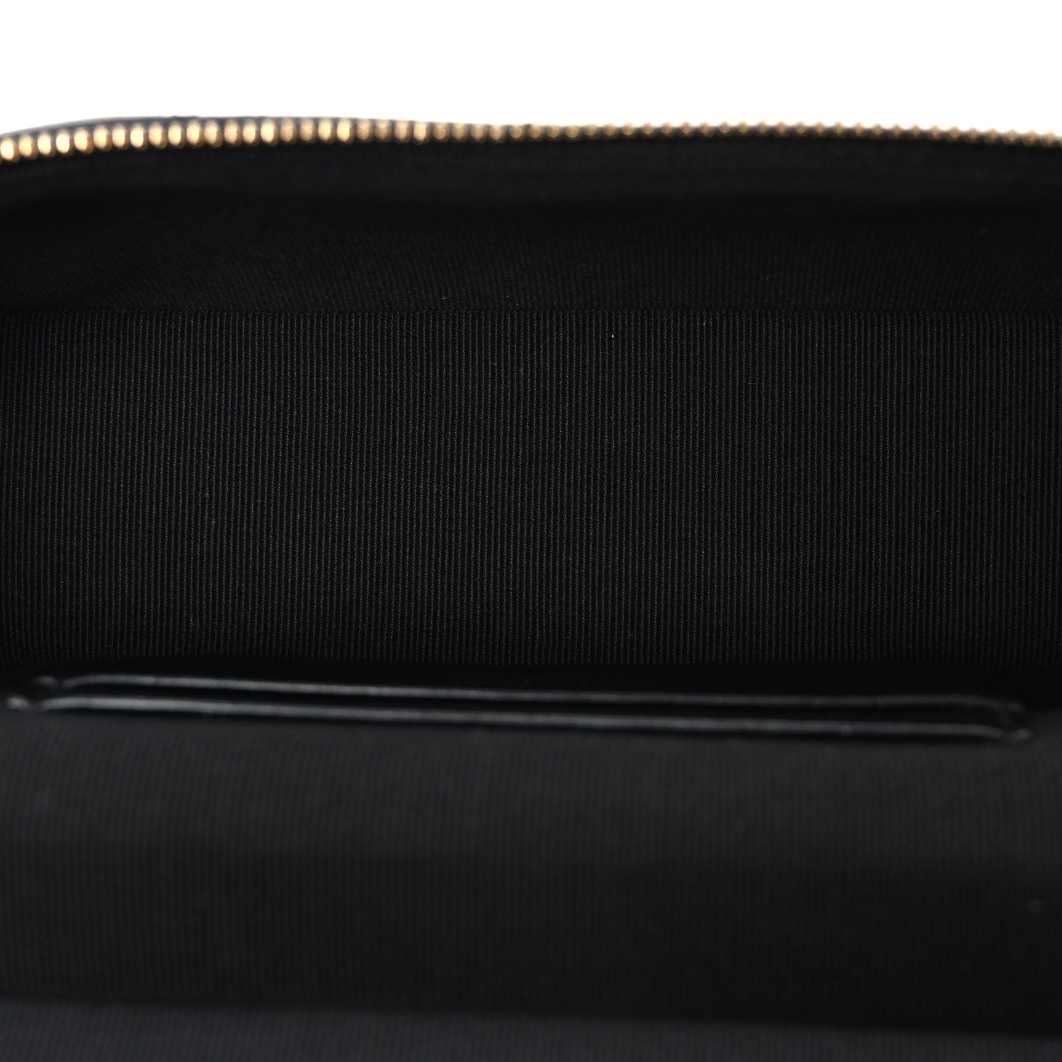 Chanel Goatskin Quilted Top Handle Slim Vanity With Chain Black 5 of 10