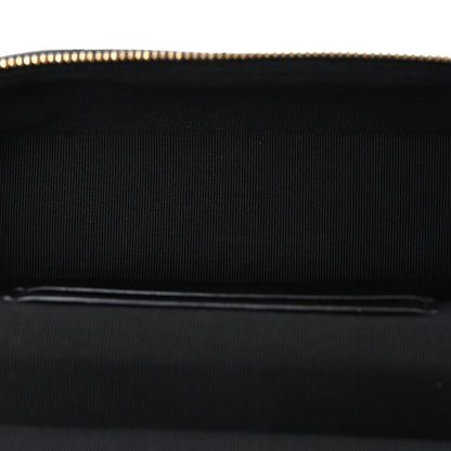 Chanel Goatskin Quilted Top Handle Slim Vanity With Chain Black 5 of 10