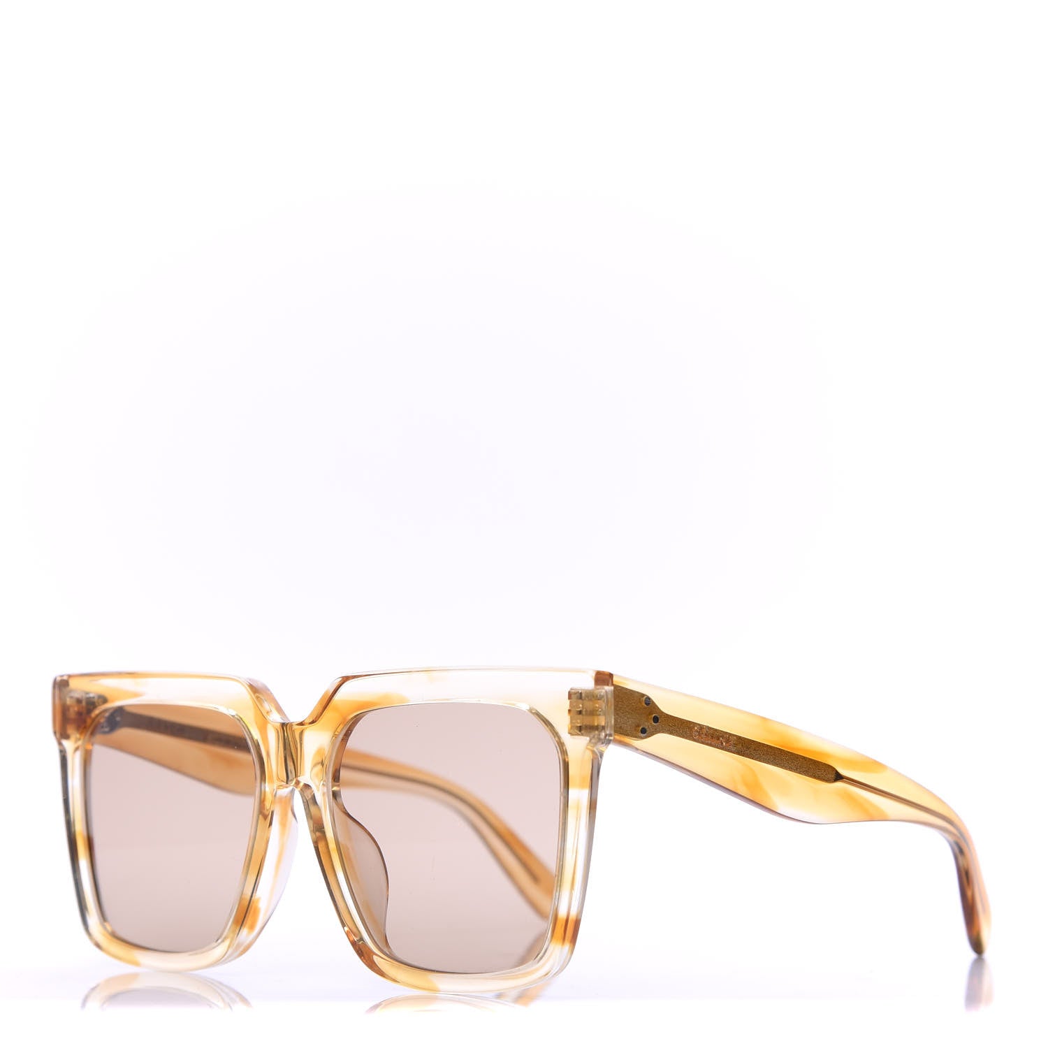 Celine Oversized Square Sunglasses CL40055F Yellow 1 of 8