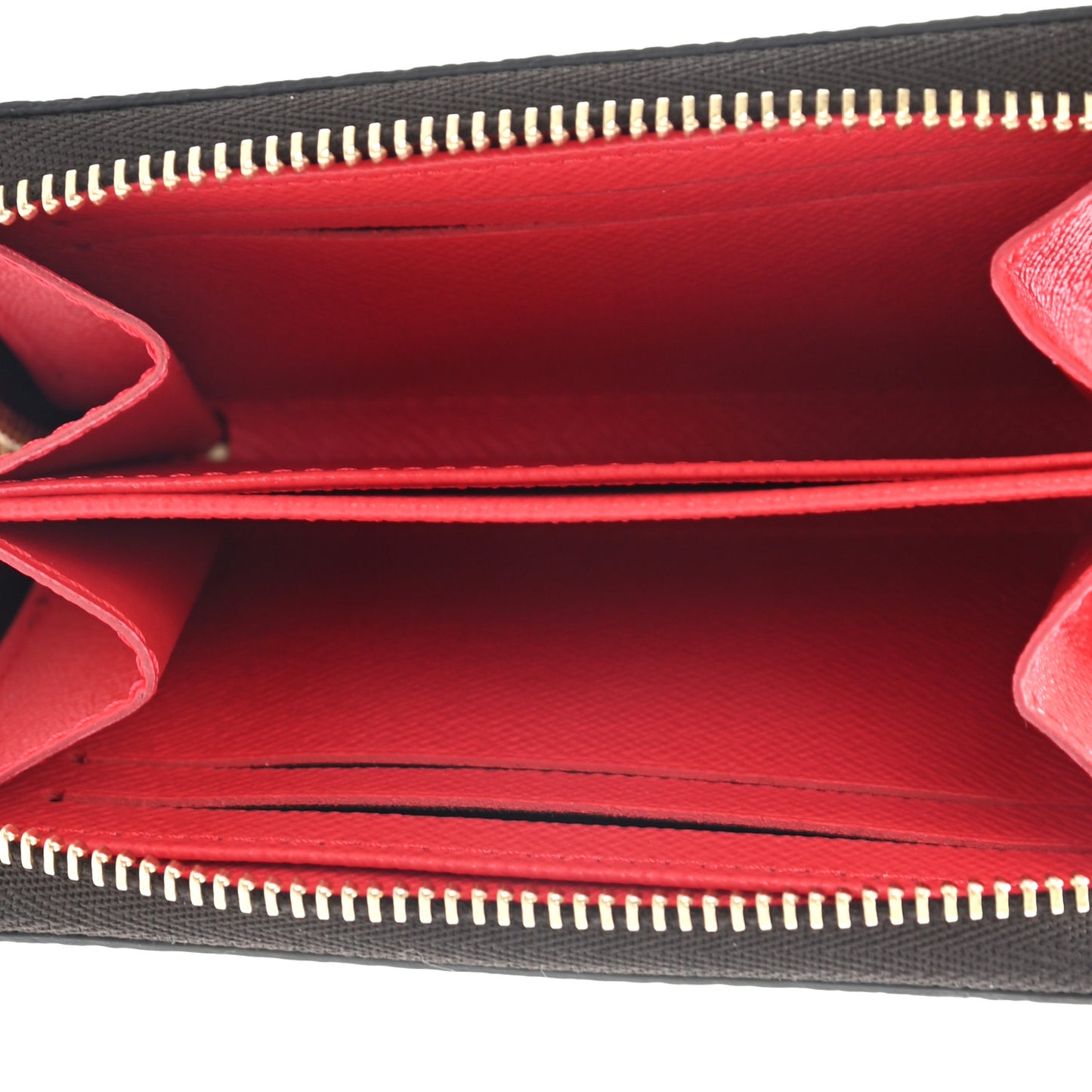 Damier Ebene 2021 Christmas Animation London Zippy Coin Purse Red