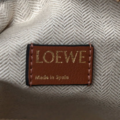 Loewe Jacquard Anagram Calfskin Small Cubi Bag Ecru Tan 7 of 12