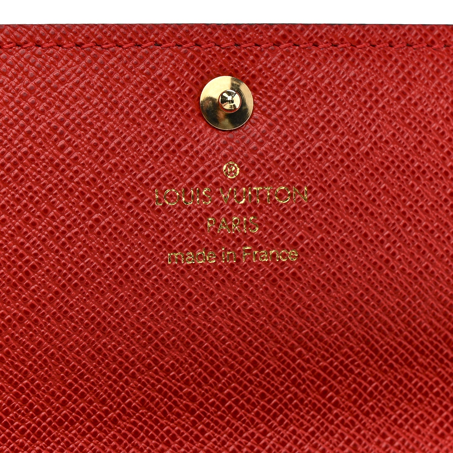Louis Vuitton Monogram Groom Sarah Wallet Red 6 of 10