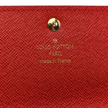 Louis Vuitton Monogram Groom Sarah Wallet Red 6 of 10