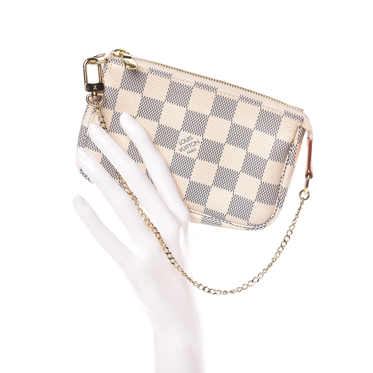 Louis Vuitton Damier Azur Mini Pochette Accessories 2 of 8