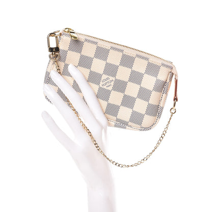 Louis Vuitton Damier Azur Mini Pochette Accessories 2 of 8