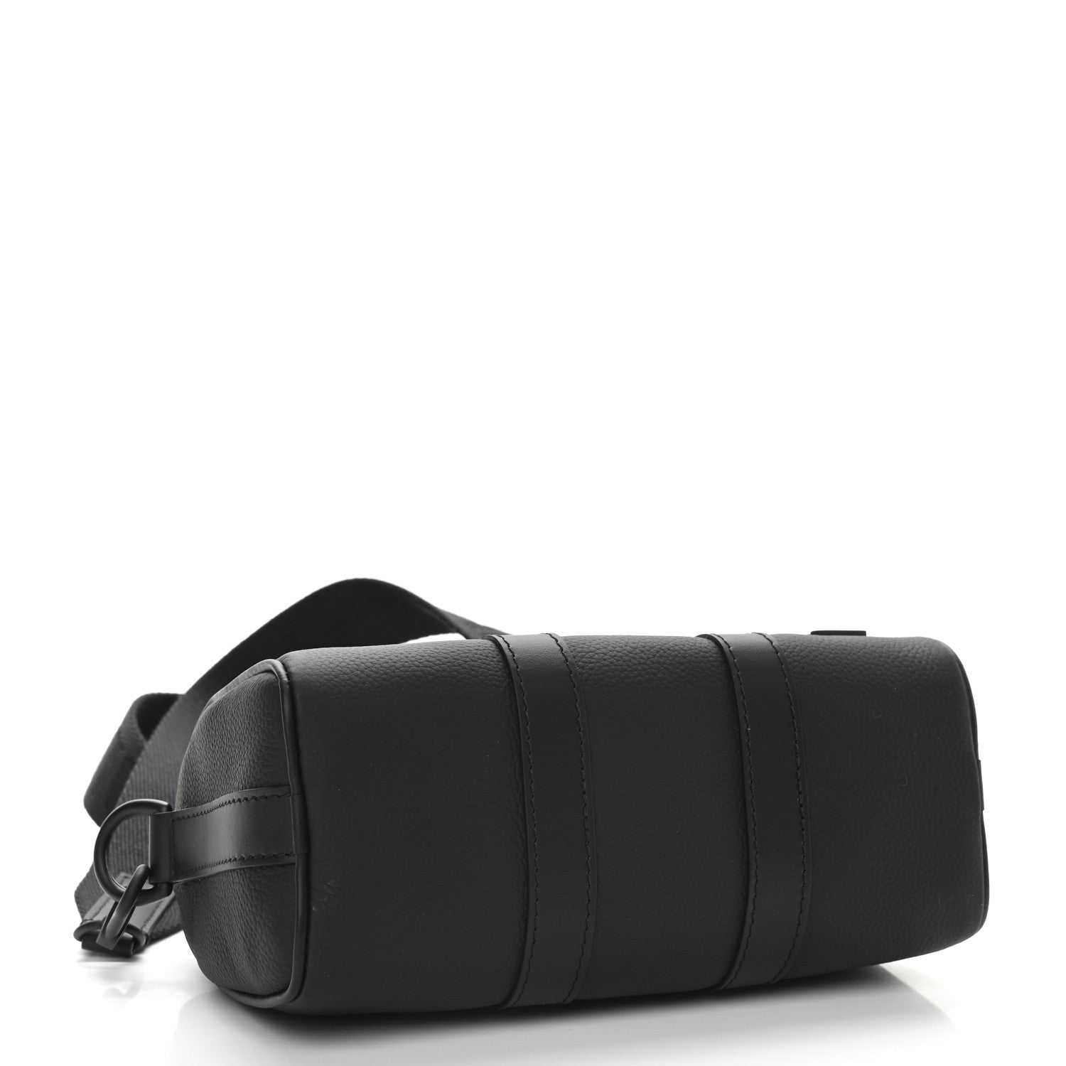 Louis Vuitton Grained Calfskin Aerogram Keepall XS Black 4 of 8