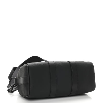 Louis Vuitton Grained Calfskin Aerogram Keepall XS Black 4 of 8