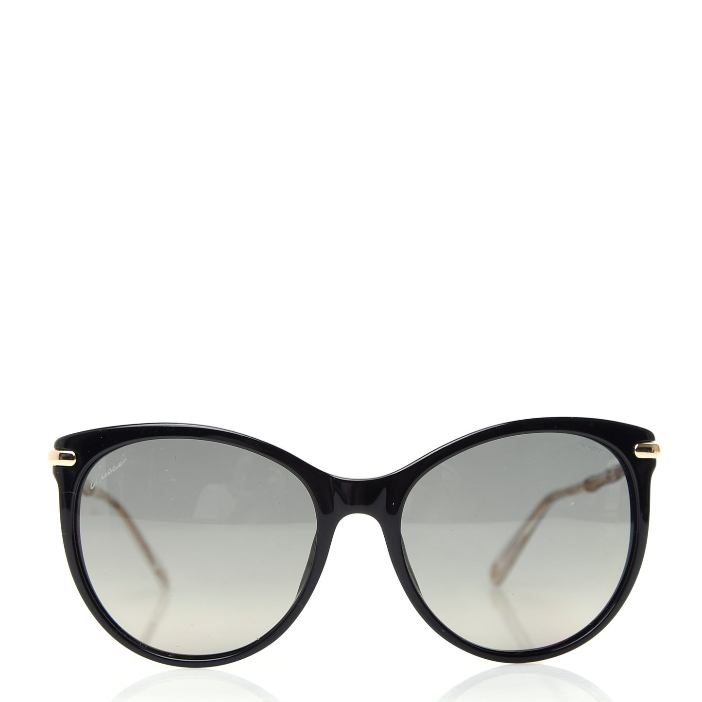 Crystal Bamboo Cat Eye Sunglasses GG3771 Black Gold