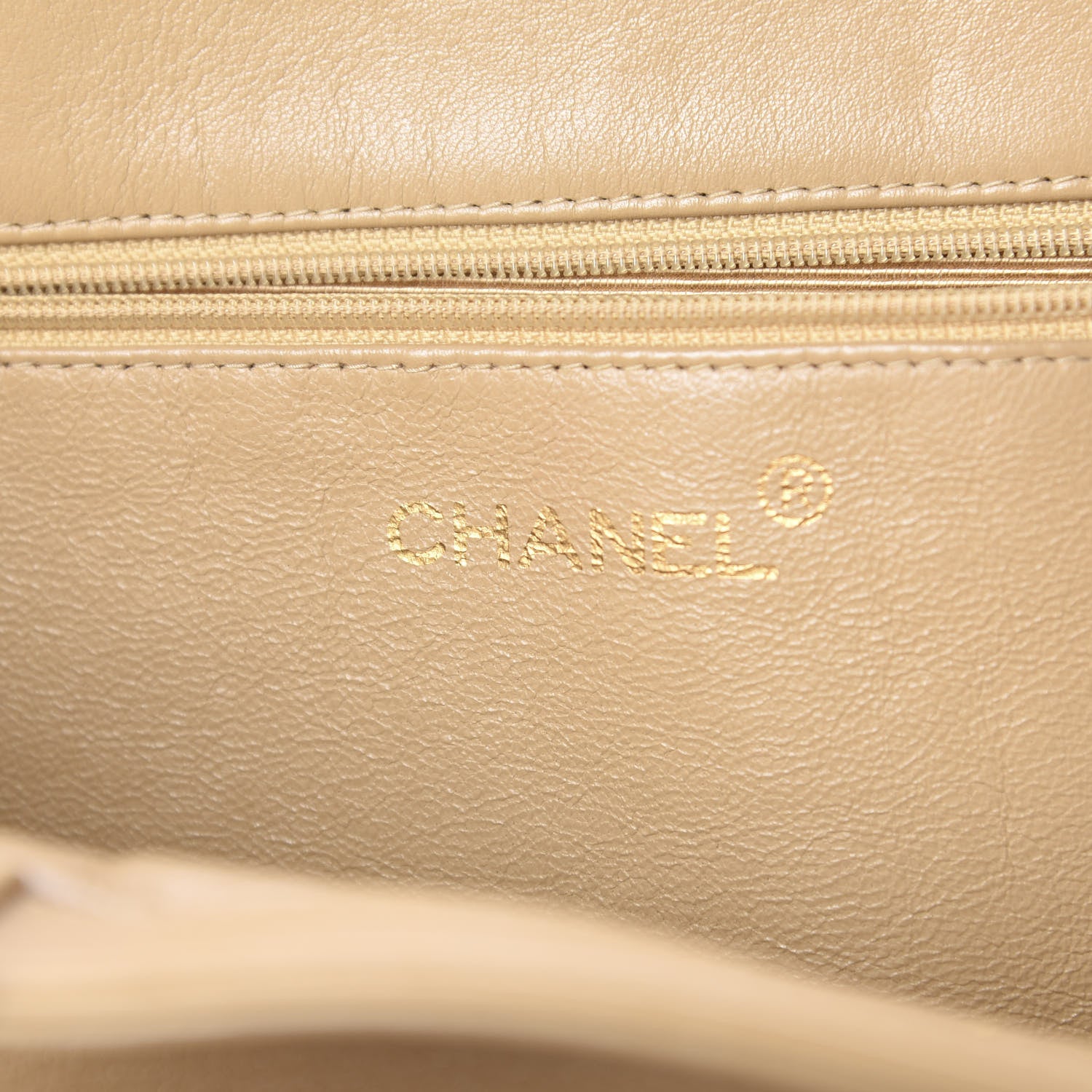 Chanel Lambskin Jumbo CC Shoulder Bag Beige 5 of 14