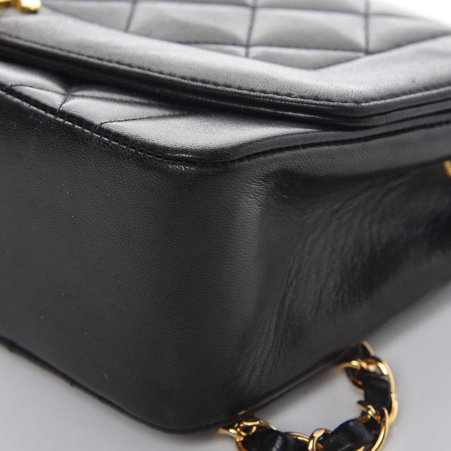 Chanel Lambskin Quilted Small Single Flap Black 10 of 13