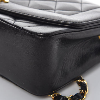 Chanel Lambskin Quilted Small Single Flap Black 10 of 13