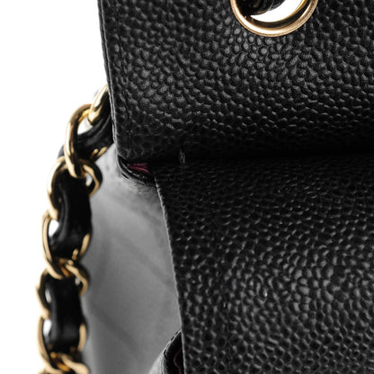 Chanel Caviar Quilted Jumbo Double Flap Black 10 of 10
