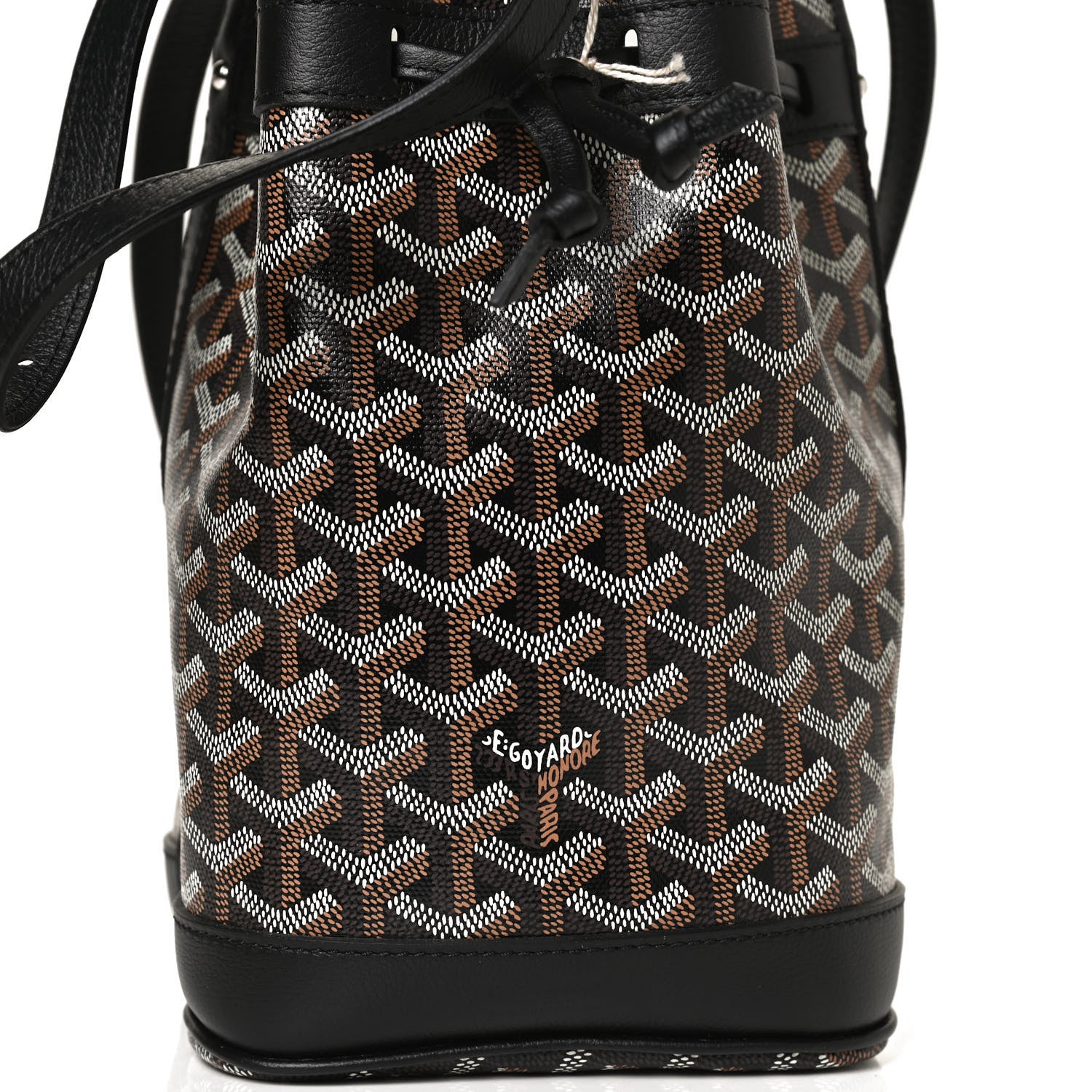 Goyard Goyardine Petit Flot Bucket Bag PM Black 7 of 9