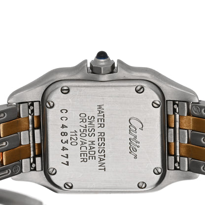 Cartier Stainless Steel 18K Yellow Gold 22mm Panthere Quartz Watch 4 of 4