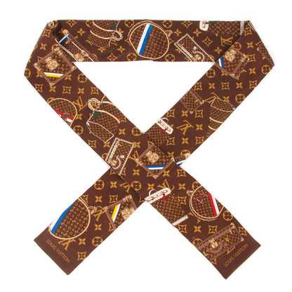 Louis Vuitton Silk Monogram Trunks Bandeau 1 of 5