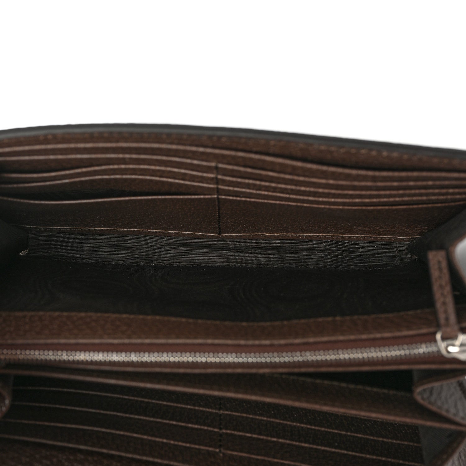 Gucci Monogram Jumbo GG Textured Dollar Calfskin Mini Dionysus Chain Wallet Camel Ebony New Acero 5 of 11