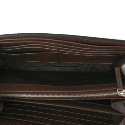 Gucci Monogram Jumbo GG Textured Dollar Calfskin Mini Dionysus Chain Wallet Camel Ebony New Acero 5 of 11