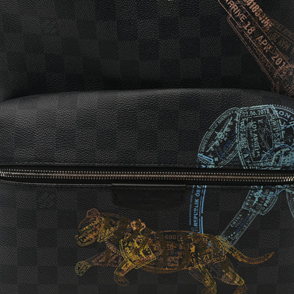 Louis Vuitton Damier Graphite Stamps Discovery Backpack PM 6 of 8