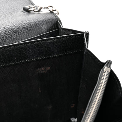 Gucci Calfskin Mini Dionysus Chain Wallet Black 14 of 16