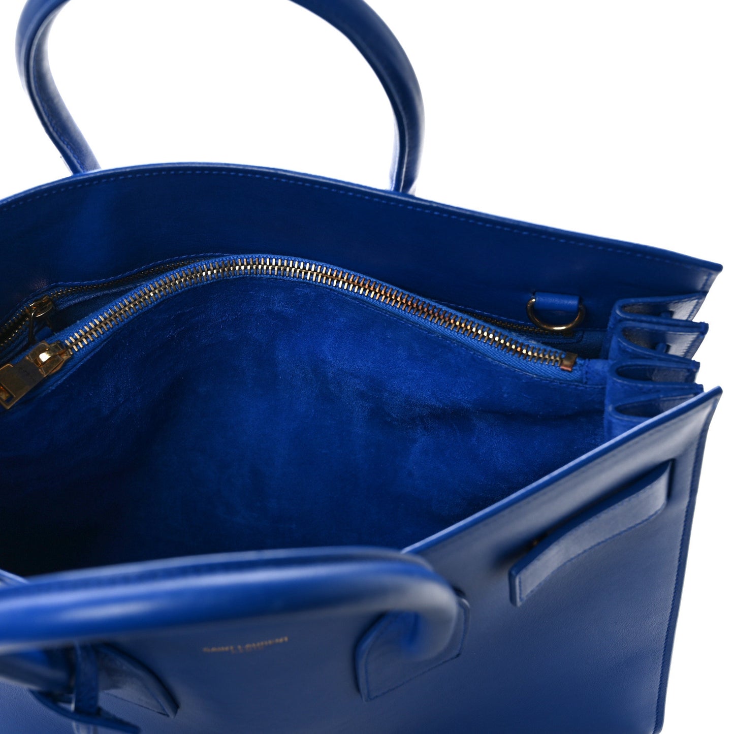 Calfskin Small Sac De Jour Royal Blue