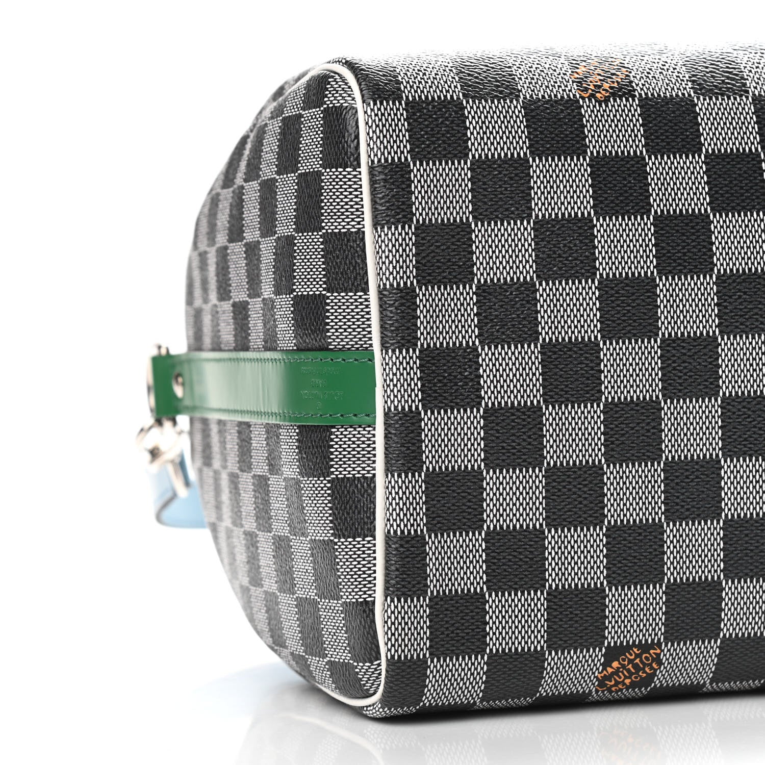 Louis Vuitton Damier Speedy Bandouliere 30 Black White 9 of 10