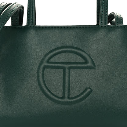 Telfar Vegan Leather Small Shopping Bag Dark Olive 7 of 9