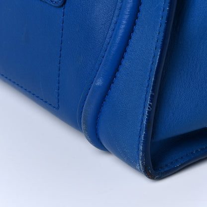 Celine Smooth Calfskin Mini Luggage Royal Blue 15 of 18